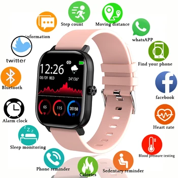 LIGE Nou de apelare Bluetooth Smart Watch Femei Full Touch de Fitness Tracker Tensiunii Arteriale Ceasuri Femeie Smartwatch Pentru Xiaomi, Huawei