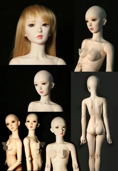 Calitate de Top 1/3 bjd papusa Roz lina crescut versiune mai bună jucărie de artă model fata de sex feminin manechinului cadou jucărie cel mai bun rășină reformare