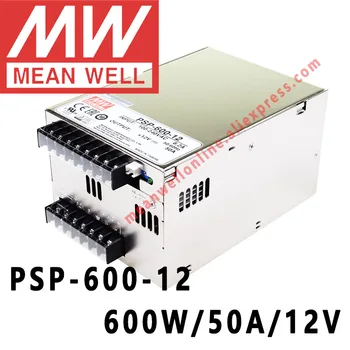 Spui Bine PSP-600-12 meanwell 12V DC 50A 600W cu PFC și Paralel Funcția de Alimentare magazin online