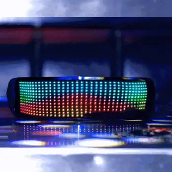 Full-Color Ochelari Luminoase Programabile cu LED Ochelari Inteligente pentru Crăciun, Halloween