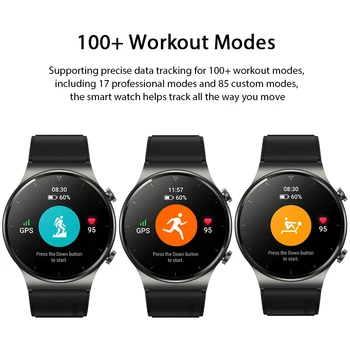 Versiune globală Original HUAWEI Watch GT 2 Pro SmartWatch 14 Zile de Viață a Bateriei GPS Tracker de Fitness de Încărcare Wireless Kirin A1