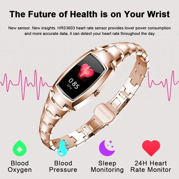 2021 H8 Pro Smart Watch Femei, Moda Femei Frumoase Ceasuri Monitor de Ritm Cardiac Bratara Memento Apel Bluetooth pentru IOS Android