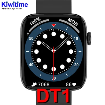 KIWITIME DT1 Smartwatch Bluetooth Apel 1.8 Inch HD Infinit Ecran de Monitor de Ritm Cardiac Personaliza Fata Ceas