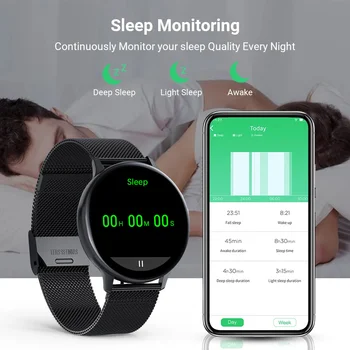 2021 Nou de apelare Bluetooth ceas inteligent bărbați femei modul Sport ritmului Cardiac și a tensiunii arteriale monitor Activitate tracker Smartwatch