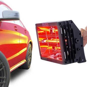 1000W Portabil Auto Spray Vopsea Lampă Solară Film Lampa de unde Scurte de Uscare cu Infraroșu de Încălzire Vopsea Lampa UE Plug