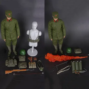 În Stoc 1/6 Scară QOM-1009/QOM-1008 Masculin Soldat Figura Haine Set 40-a Aniversare Ediție Specială de Luptă/de Sânge Versiune
