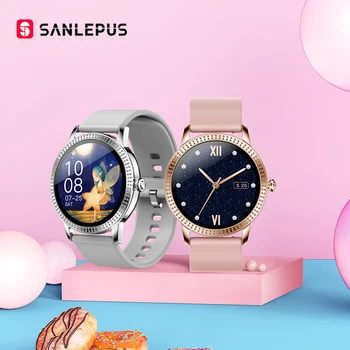 SANLEPUS 2021 Elegant Ceas Inteligent Femei Bărbați Impermeabil Ceas de mana Casual Smartwatch Heart Rate Monitor Pentru Android, Apple, Xiaomi