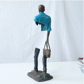 Bruno Catalano Bronz Călător Sculptură Abstractă Decor Acasă Celebra Statuie Figurina Interior Ornament Desktop Meserii Decor De Birou