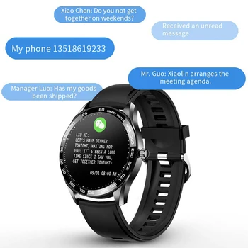CHYCET 2021 NOU Ceas Inteligent Bărbați Femei Ceasuri de Somn Heart Rate Monitor Sportiv Smartwatch rezistent la apa pentru IOS Android Huawei